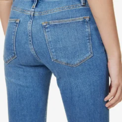 FRAME Le High Straight Raw-hem Straight-leg High-rise Stretch-denim Jeans 12 FRAME Le High Straight Raw-hem Straight-leg High-rise Stretch-denim Jeans -Outlet Pique Style Store R04146392 SAMSON ALT05