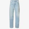 FRAME Le High ‘N’ Tight Wide-leg High-rise Recycled Cotton-blend Denim Jeans
