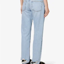 FRAME Le Slouch Straight-leg Low-rise Cotton And Recyled-cotton Blend Denim Jeans -Outlet Pique Style Store R04146394 LEGACY ALT03