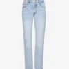 FRAME Le Slouch Straight-leg Low-rise Cotton And Recyled-cotton Blend Denim Jeans