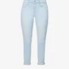 FRAME Le Garcon Tapered-leg Mid-rise Stretch-denim Jeans