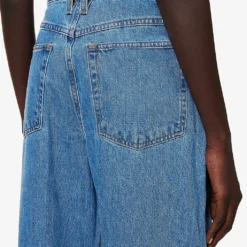 FRAME Le High ‘N’ Tight Contrast-stitch Wide-leg High-rise Jeans -Outlet Pique Style Store R04146422 MEADOW ALT05