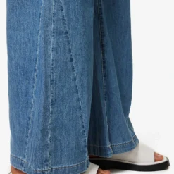 FRAME Le Baggy Palazzo Faded-wash Wide-leg Low-rise Jeans 12 FRAME Le Baggy Palazzo Faded-wash Wide-leg Low-rise Jeans -Outlet Pique Style Store R04146428 HAPPYINDIGO ALT05