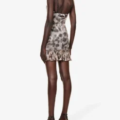Leopard-print Sequin-embellished Mesh Mini Dress 8 Leopard-print Sequin-embellished Mesh Mini Dress -Outlet Pique Style Store R04147514 LEOPARD ALT03