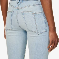 GOOD AMERICAN Good Legs Cropped Mid-rise Stretch-denim Jeans -Outlet Pique Style Store R04147918 INDIGO403 ALT04