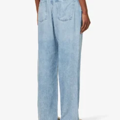 GOOD AMERICAN Good ‘90s Weightless Straight-leg Mid-rise Lyocell-blend Jeans 11 GOOD AMERICAN Good ‘90s Weightless Straight-leg Mid-rise Lyocell-blend Jeans -Outlet Pique Style Store R04147920 INDIGO396 ALT04