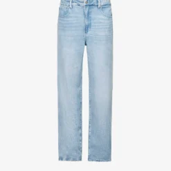 GOOD AMERICAN Good ‘90s Weightless Straight-leg Mid-rise Lyocell-blend Jeans