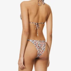 Gold Palm Nelly Triangle Bikini Top -Outlet Pique Style Store R04148241 MULTI ALT02