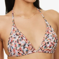 Gold Palm Nelly Triangle Bikini Top -Outlet Pique Style Store R04148241 MULTI ALT03