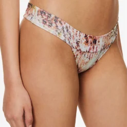 Palm Reef Graphic-pattern Bikini Bottoms -Outlet Pique Style Store R04148251 MULTI ALT02