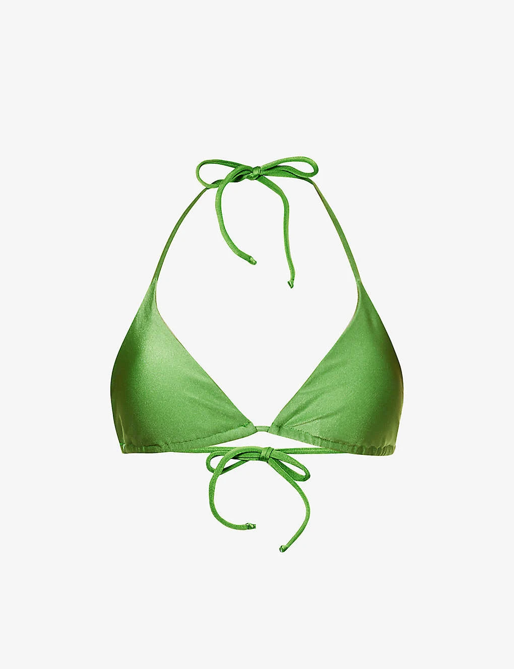 Palm Shimmer Halterneck Bikini Top 1 Palm Shimmer Halterneck Bikini Top