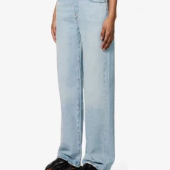 CITIZENS OF HUMANITY Annina Wide-leg Mid-rise Organic-cotton Jeans -Outlet Pique Style Store R04148279 PARFAITLTINDIGO ALT02