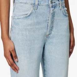 CITIZENS OF HUMANITY Annina Wide-leg Mid-rise Organic-cotton Jeans -Outlet Pique Style Store R04148279 PARFAITLTINDIGO ALT04