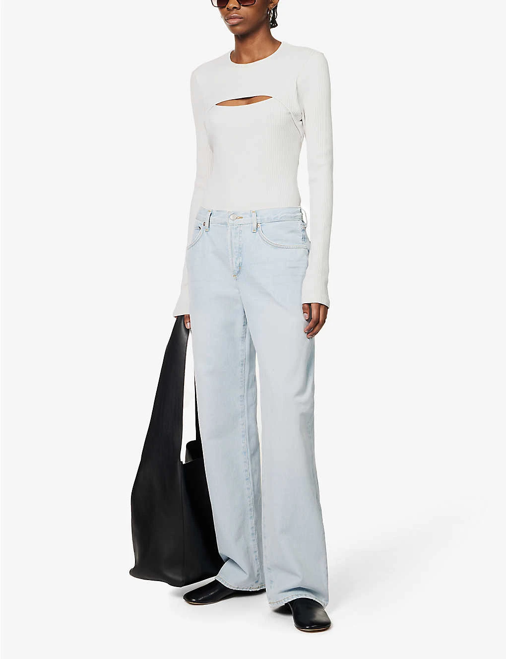 AGOLDE Fusion Wide-leg High-rise Organic-denim Jeans 2 AGOLDE Fusion Wide-leg High-rise Organic-denim Jeans - Image 2