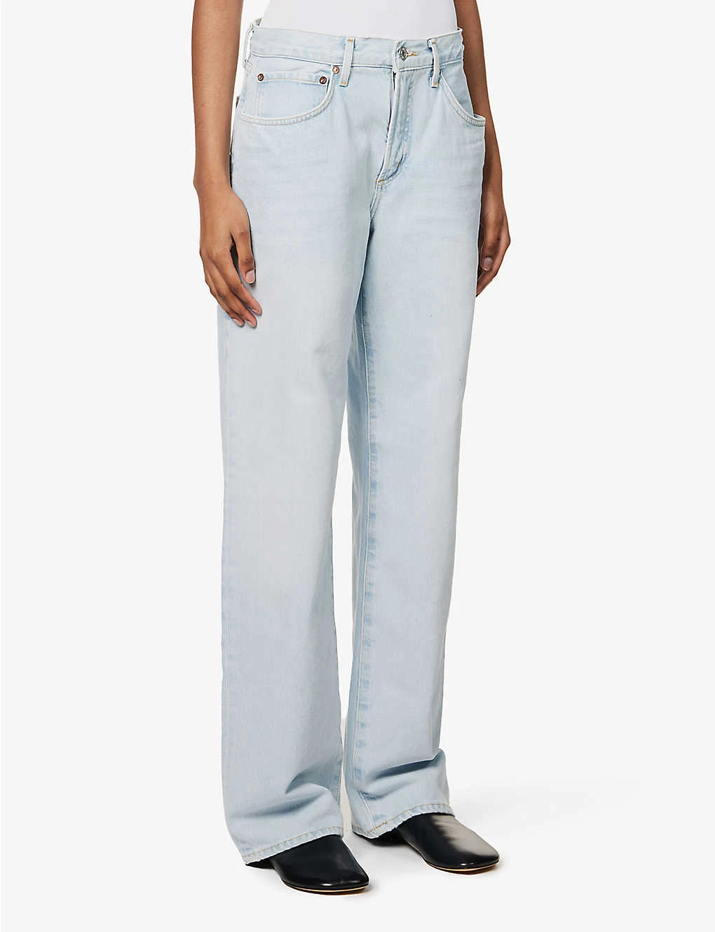 AGOLDE Fusion Wide-leg High-rise Organic-denim Jeans 3 AGOLDE Fusion Wide-leg High-rise Organic-denim Jeans - Image 3