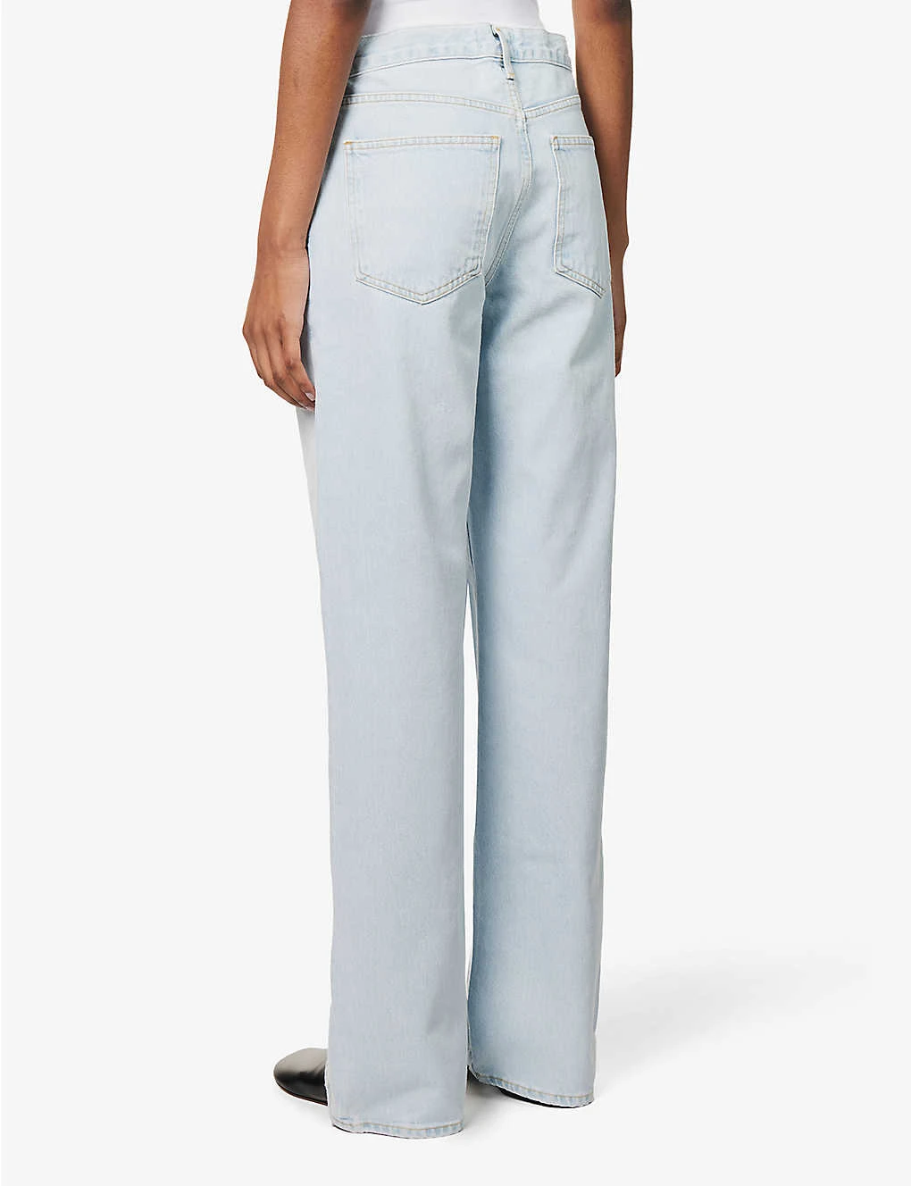 AGOLDE Fusion Wide-leg High-rise Organic-denim Jeans 4 AGOLDE Fusion Wide-leg High-rise Organic-denim Jeans - Image 4