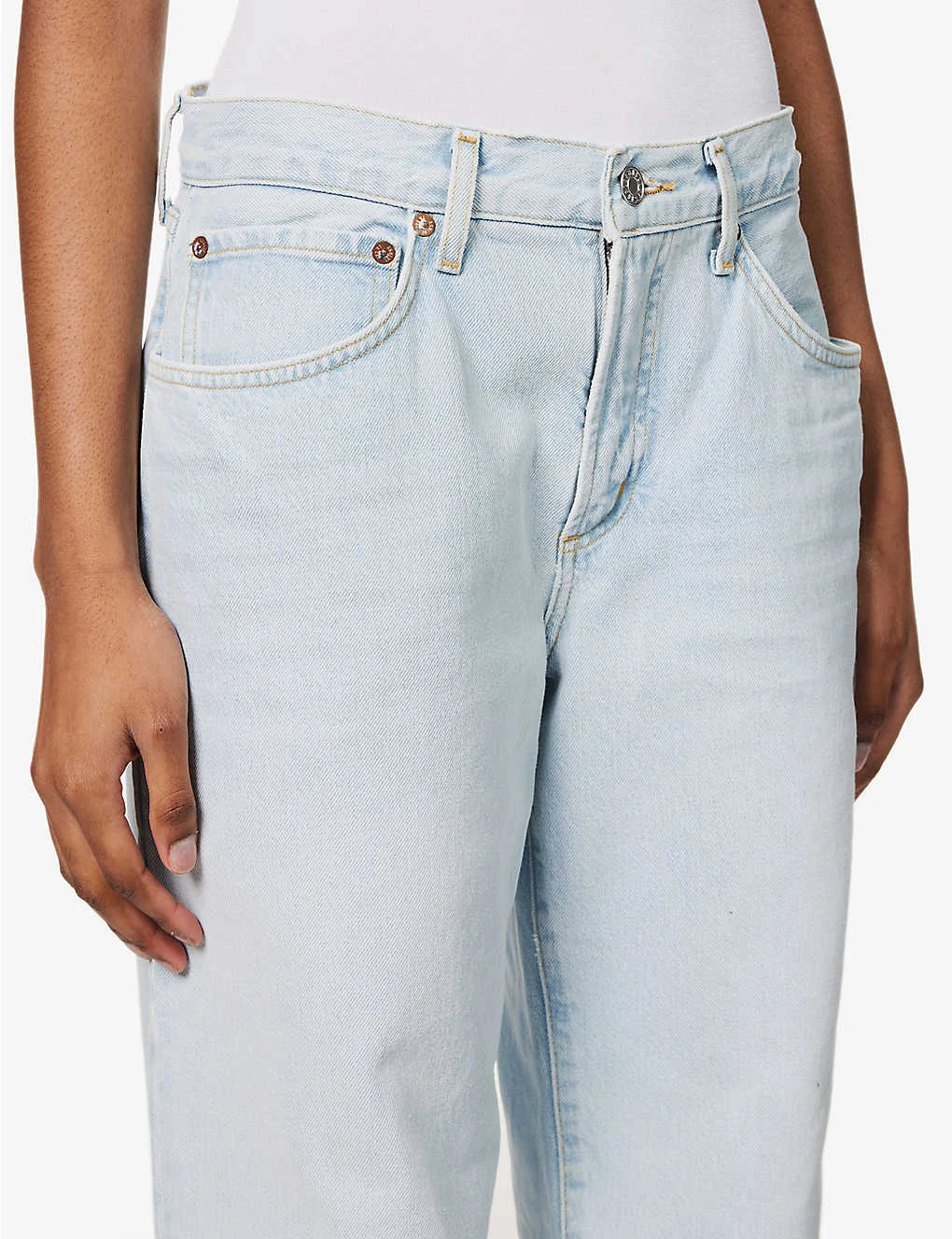 AGOLDE Fusion Wide-leg High-rise Organic-denim Jeans 5 AGOLDE Fusion Wide-leg High-rise Organic-denim Jeans - Image 5
