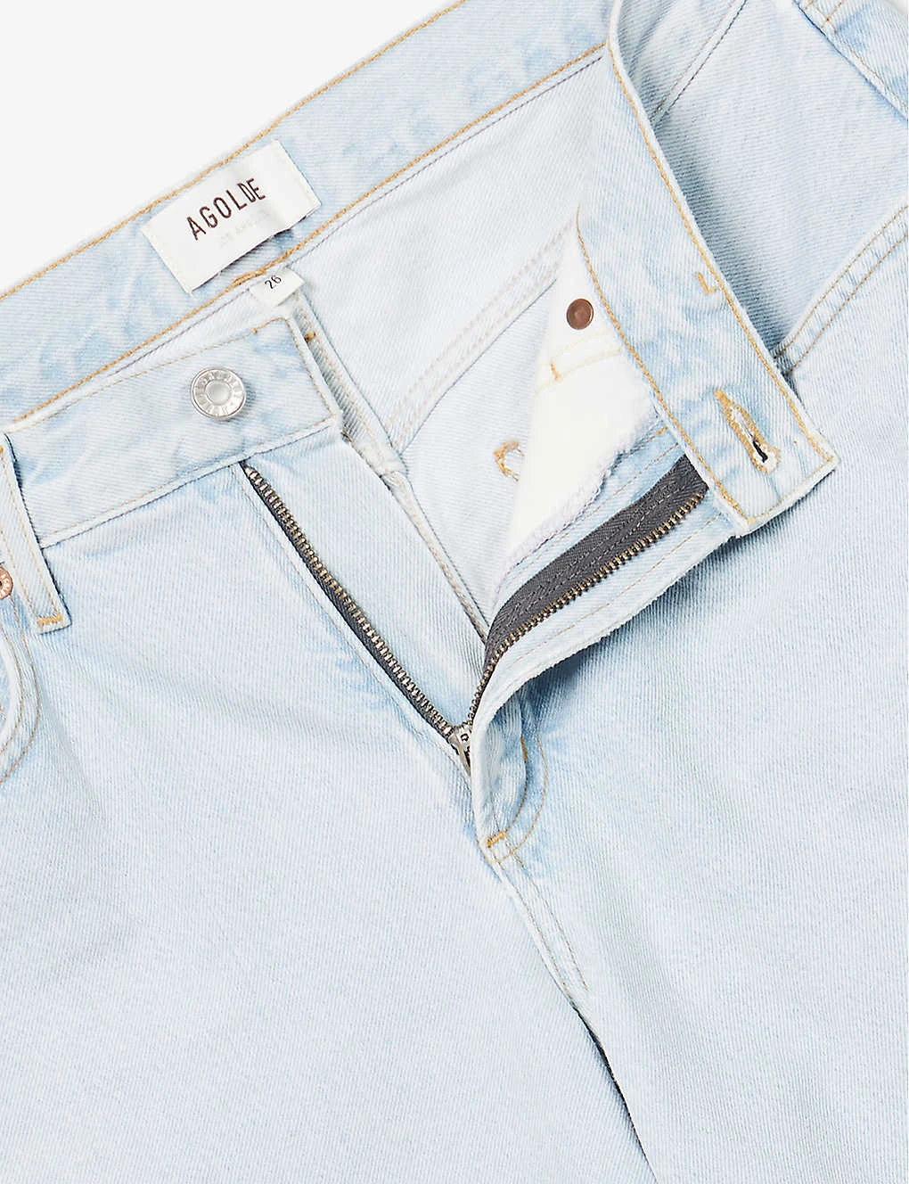 AGOLDE Fusion Wide-leg High-rise Organic-denim Jeans 7 AGOLDE Fusion Wide-leg High-rise Organic-denim Jeans - Image 7