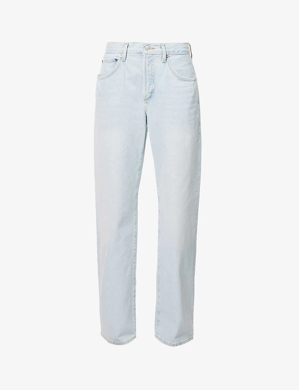 AGOLDE Fusion Wide-leg High-rise Organic-denim Jeans 1 AGOLDE Fusion Wide-leg High-rise Organic-denim Jeans