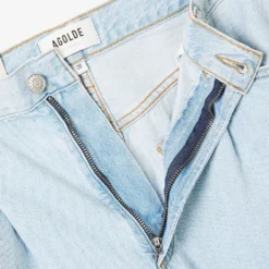 AGOLDE Dagna Relaxed-fit High-rise Recycled Cotton-blend Denim Jeans -Outlet Pique Style Store R04148468 PIVOTMEDWASHEDIND ALT06