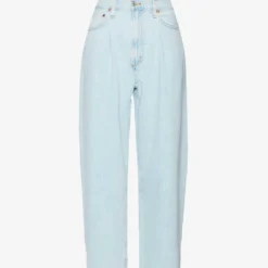 AGOLDE Dagna Relaxed-fit High-rise Recycled Cotton-blend Denim Jeans