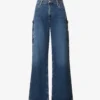 AGOLDE Magda Wide-leg Mid-rise Organic-denim-blend Jeans