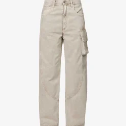 AGOLDE Cass Tapered-leg High-rise Organic-denim Jeans