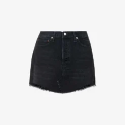 AGOLDE Parker High-rise Organic-denim Mini Skirt