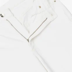 The Barker Brand-patch Wide-leg High-rise Organic-denim Jeans -Outlet Pique Style Store R04148533 SOLABRIGHTWHITE ALT06