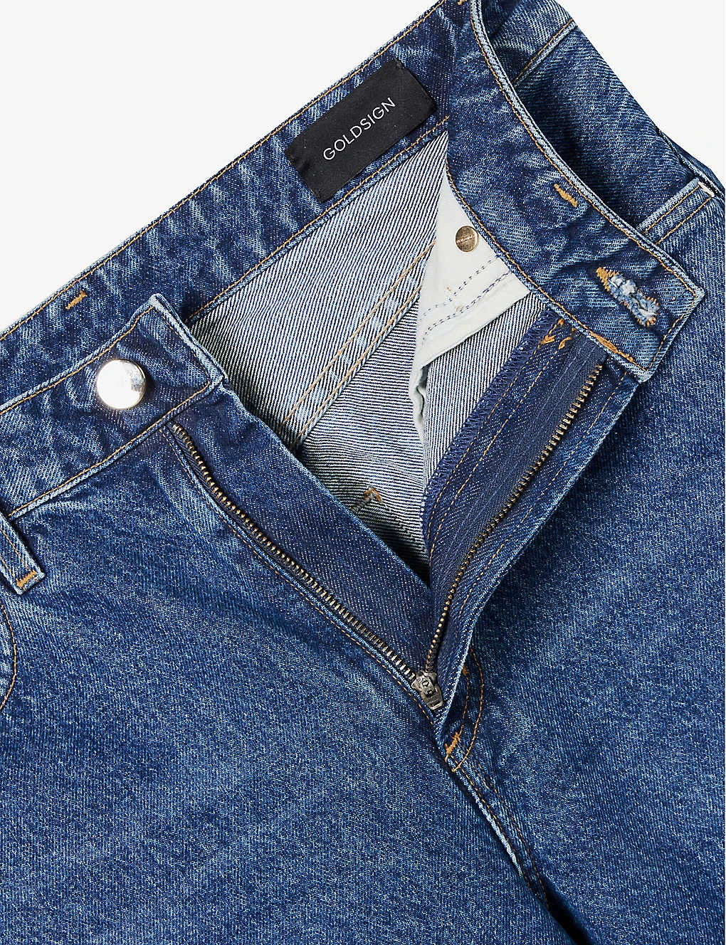 The Idris Brand-patch Wide-leg High-rise Jeans 7 The Idris Brand-patch Wide-leg High-rise Jeans - Image 7