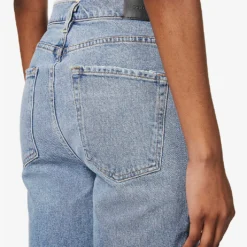 The Morgan Straight-leg High-rise Cotton-blend Jeans 11 The Morgan Straight-leg High-rise Cotton-blend Jeans -Outlet Pique Style Store R04148542 WAYLANDPALEVINTIND ALT04