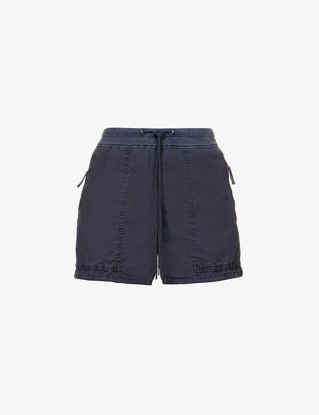 JAMES PERSE Utility High-rise Stretch-cotton Shorts 1 JAMES PERSE Utility High-rise Stretch-cotton Shorts