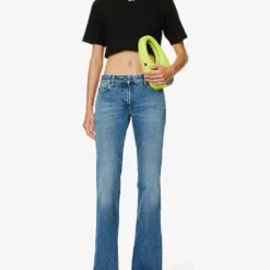 Straight-leg Mid-rise Jeans 7 Straight-leg Mid-rise Jeans -Outlet Pique Style Store R04149025 BLUE ALT01