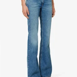 Straight-leg Mid-rise Jeans 8 Straight-leg Mid-rise Jeans -Outlet Pique Style Store R04149025 BLUE ALT02