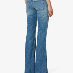 Straight-leg Mid-rise Jeans 9 Straight-leg Mid-rise Jeans -Outlet Pique Style Store R04149025 BLUE ALT03
