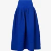 Pottery Flared-hem Recycled-polyester Knitted Midi Skirt