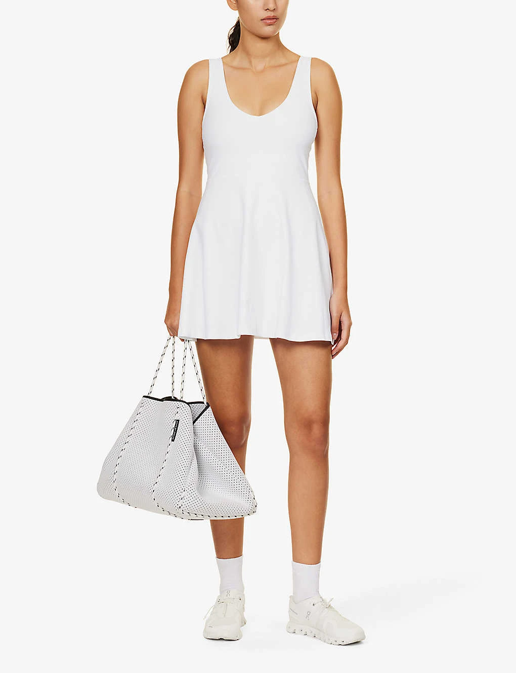 Beyond Yoga Spacedye Movement V-neck Stretch-woven Mini Dress 2 Beyond Yoga Spacedye Movement V-neck Stretch-woven Mini Dress - Image 2