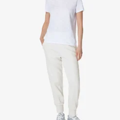 Sweaty Betty Refresh Relaxed-fit Organic-cotton T-shirt -Outlet Pique Style Store R04150482 WHITE ALT01