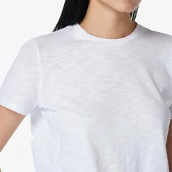 Sweaty Betty Refresh Relaxed-fit Organic-cotton T-shirt -Outlet Pique Style Store R04150482 WHITE ALT04