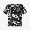 Weekend Max Mara Cerchio Floral-pattern Cotton T-shirt