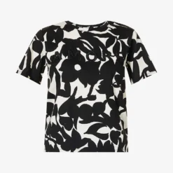 Weekend Max Mara Cerchio Floral-pattern Cotton T-shirt