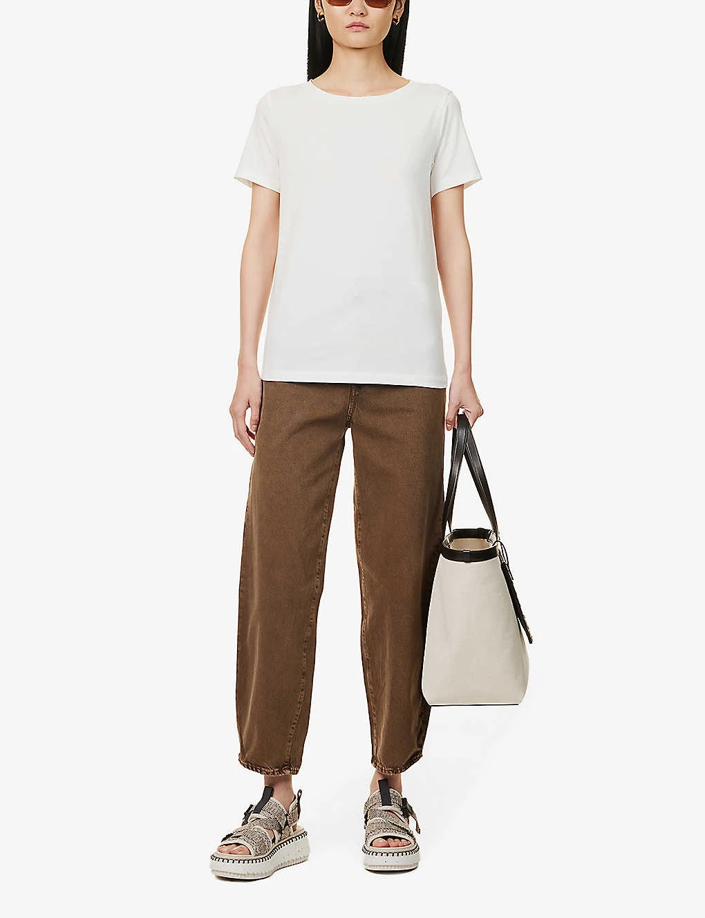 Weekend Max Mara Multib Regular-fit Stretch-cotton T-shirt 2 Weekend Max Mara Multib Regular-fit Stretch-cotton T-shirt - Image 2
