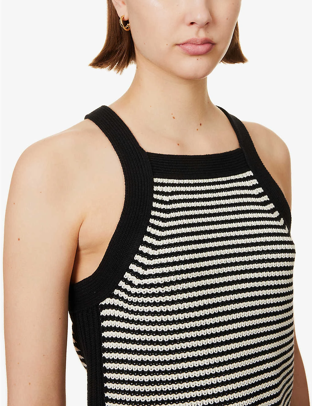 ME AND EM Stripe Cotton-knit Top 5 ME AND EM Stripe Cotton-knit Top - Image 5