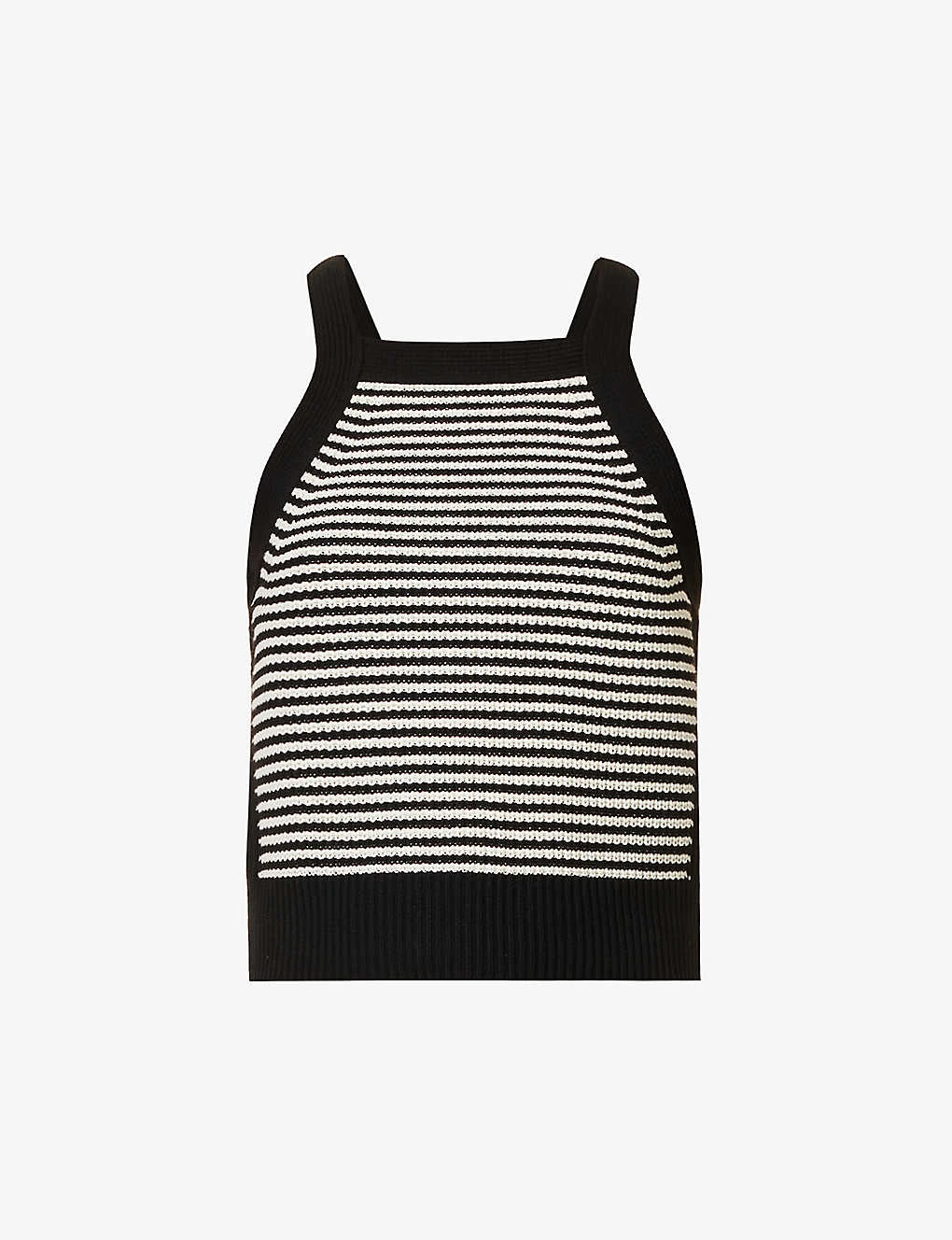 ME AND EM Stripe Cotton-knit Top 1 ME AND EM Stripe Cotton-knit Top