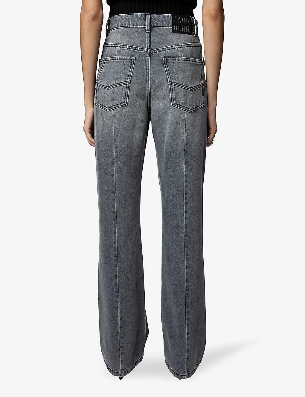 Zadig & Voltaire Evy Distressed-knee Straight-leg Jeans 4 Zadig & Voltaire Evy Distressed-knee Straight-leg Jeans - Image 4