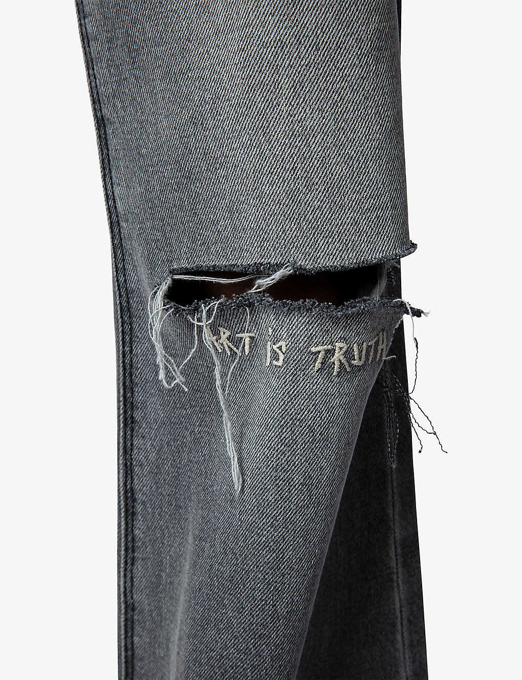Zadig & Voltaire Evy Distressed-knee Straight-leg Jeans 5 Zadig & Voltaire Evy Distressed-knee Straight-leg Jeans - Image 5