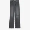 Zadig & Voltaire Evy Distressed-knee Straight-leg Jeans