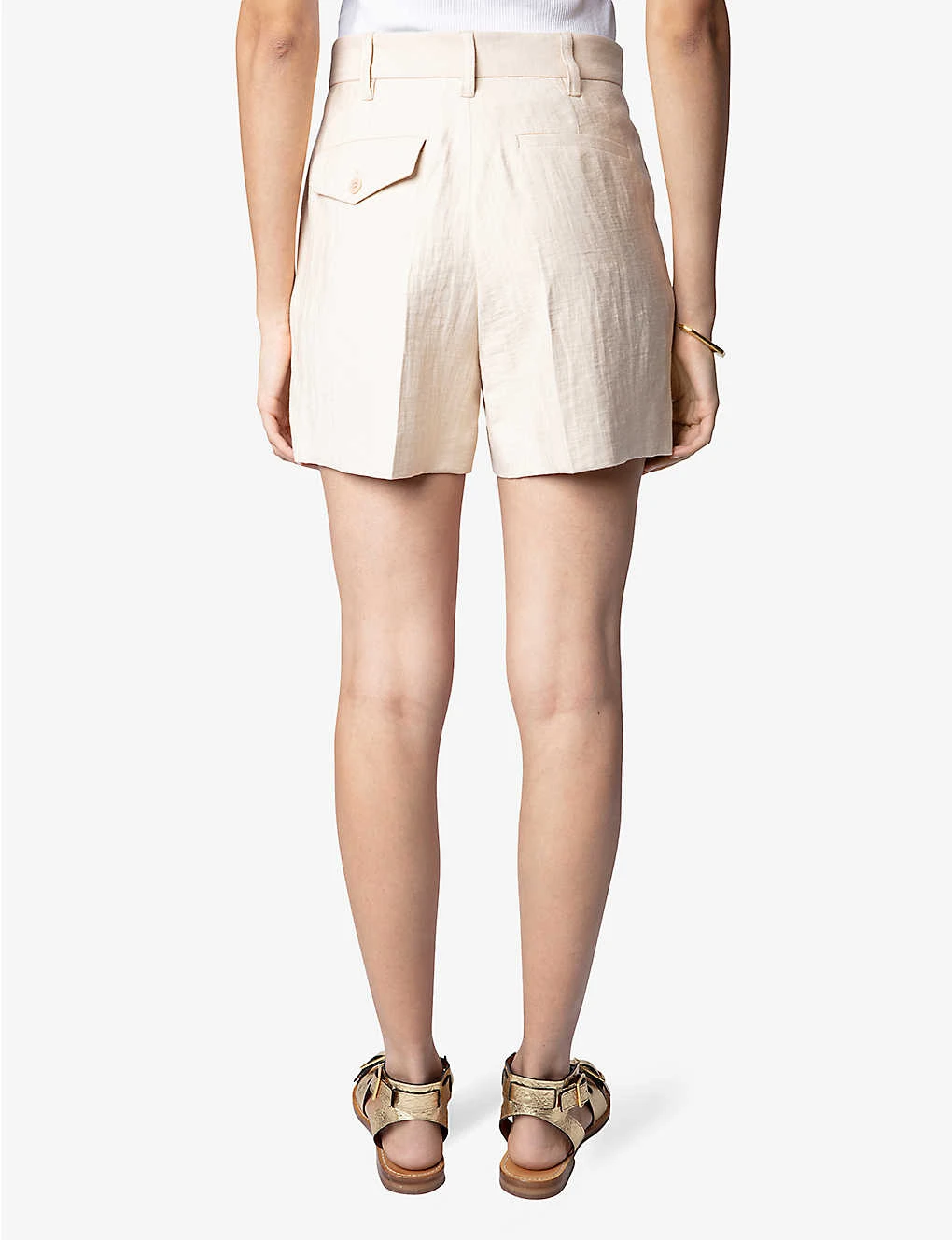 Zadig & Voltaire Please Creased Viscose-blend Shorts 4 Zadig & Voltaire Please Creased Viscose-blend Shorts - Image 4