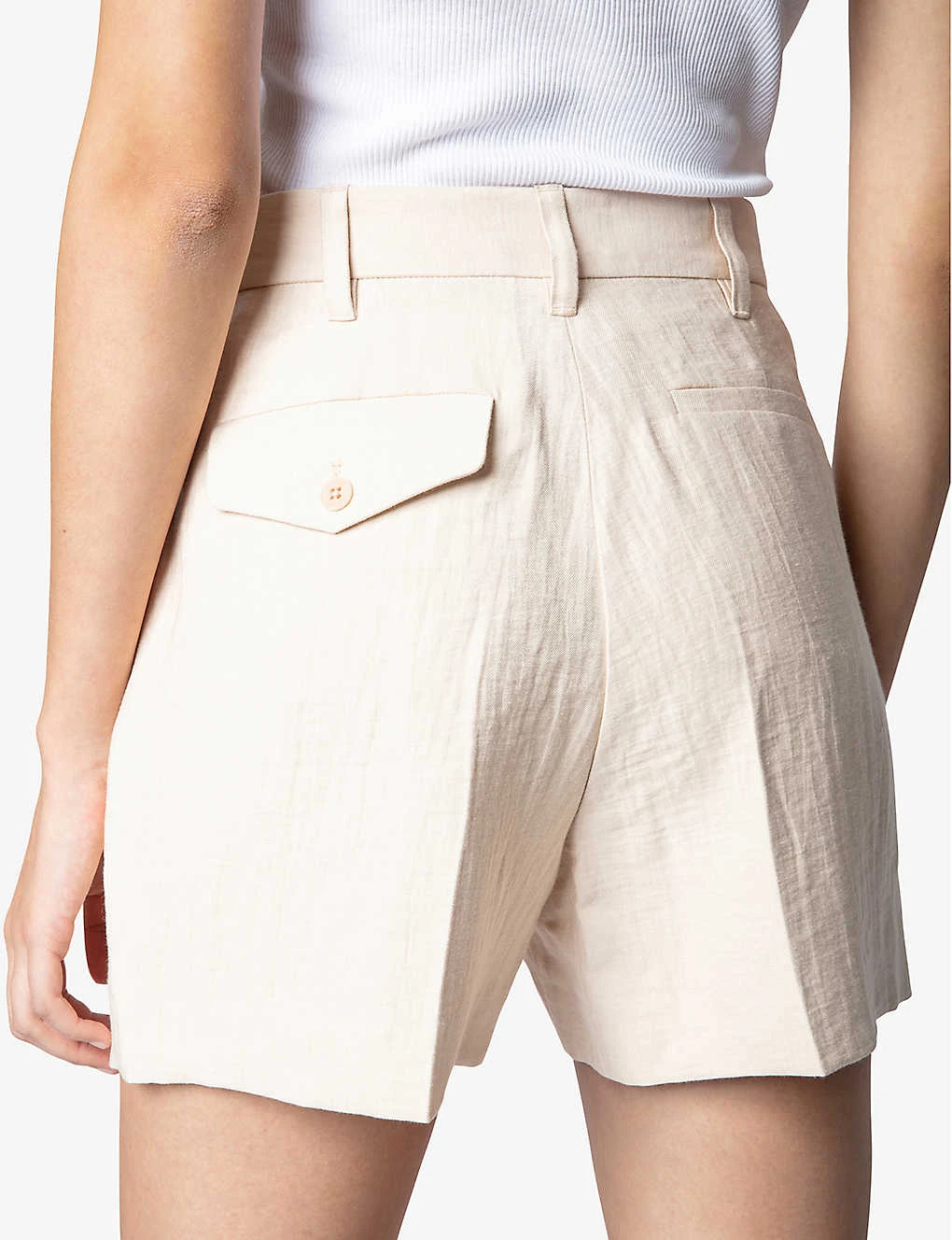Zadig & Voltaire Please Creased Viscose-blend Shorts 5 Zadig & Voltaire Please Creased Viscose-blend Shorts - Image 5