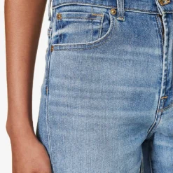 7 For All Mankind The Modern Straight-leg Mid-rise Stretch-denim Jeans -Outlet Pique Style Store R04152106 TRIBECALIGHT ALT05